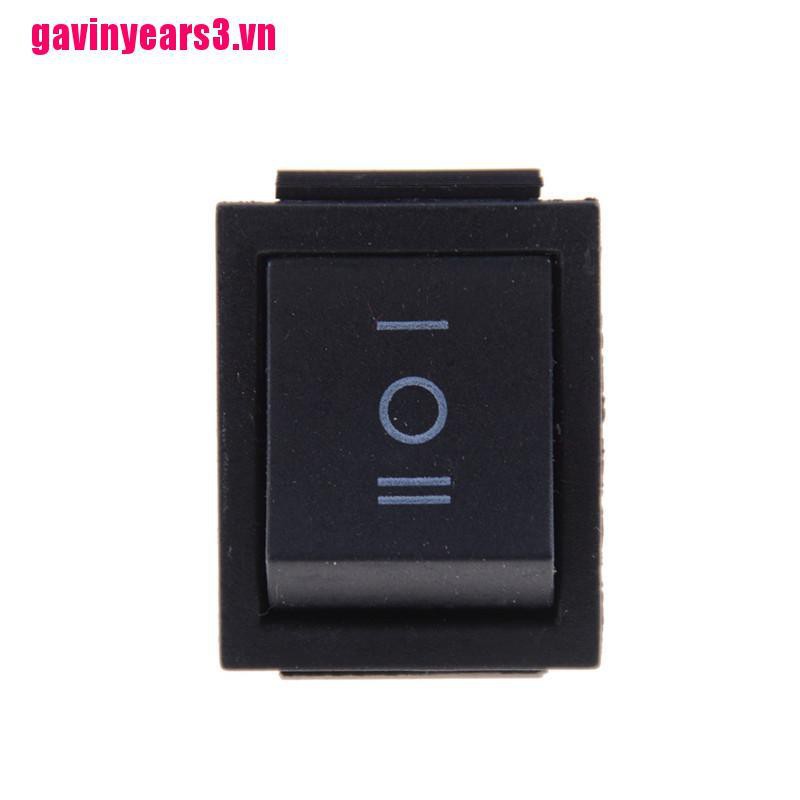 {GAV3}1PCS KCD4 Rocker Switch Black DPDT ON/OFF/ON 6 PIN 16A/250VAC 20A/125VAC