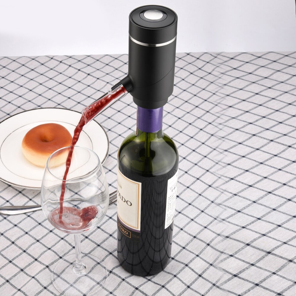 Uareliffe 2 in 1 Electric Red Wine Dispenser Quick Sobering Wine Pourer