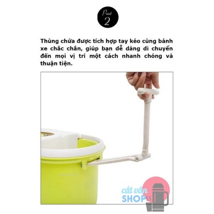 Bộ lau nhà Lock&amp;Lock Walkable MOP-L003