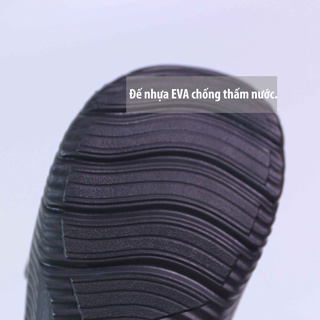 dép alphabounce-nam quai ngang mẫu trắng đen basic