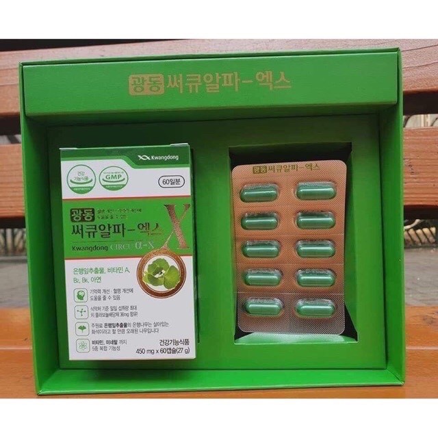 Viên Bổ Não Kwangdong Circu hộp 120 viên của Hàn Quốc | Thế Giới Skin Care