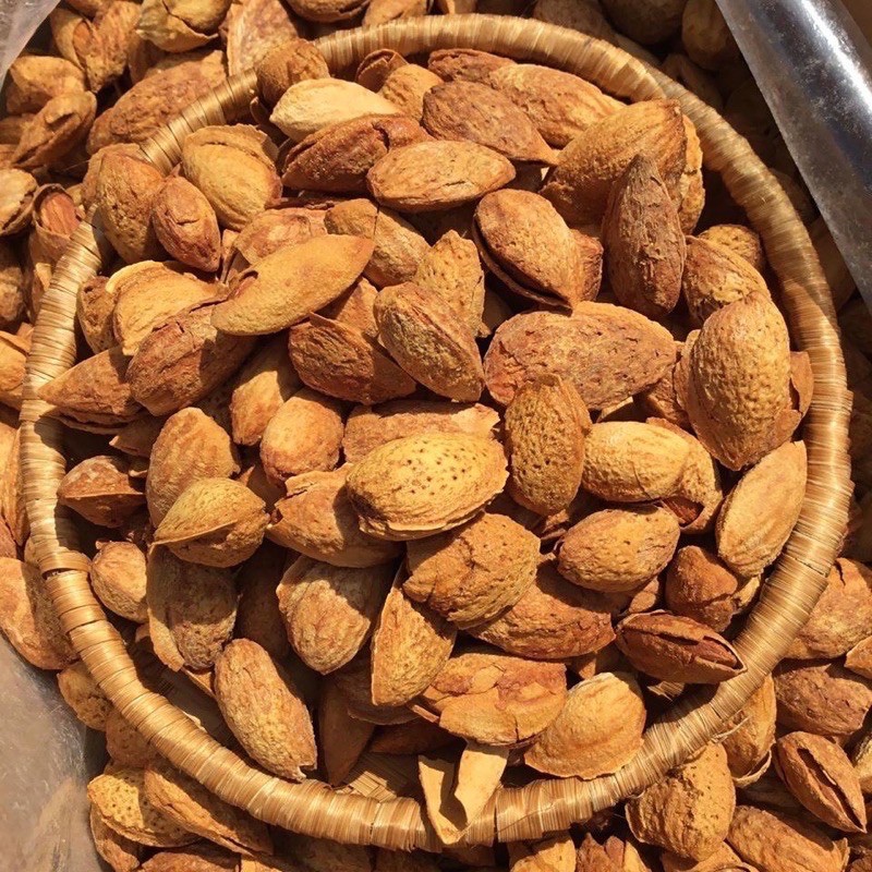Hạnh nhân rang bơ vỏ mỏng hàng loại 1 thùng 10kg thơm ngon sẵn hàng