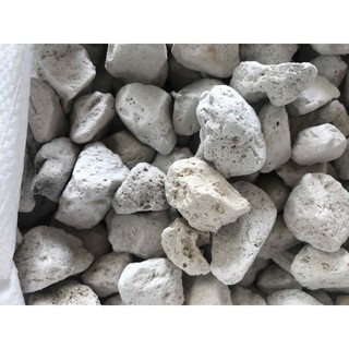 nham thạch trắng kt 2-4cm ( 100g ) ( đá lông vũ )