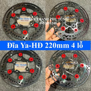 Đĩa 618 Cao cấp Yamaha, Honda 220mm 4 lỗ
