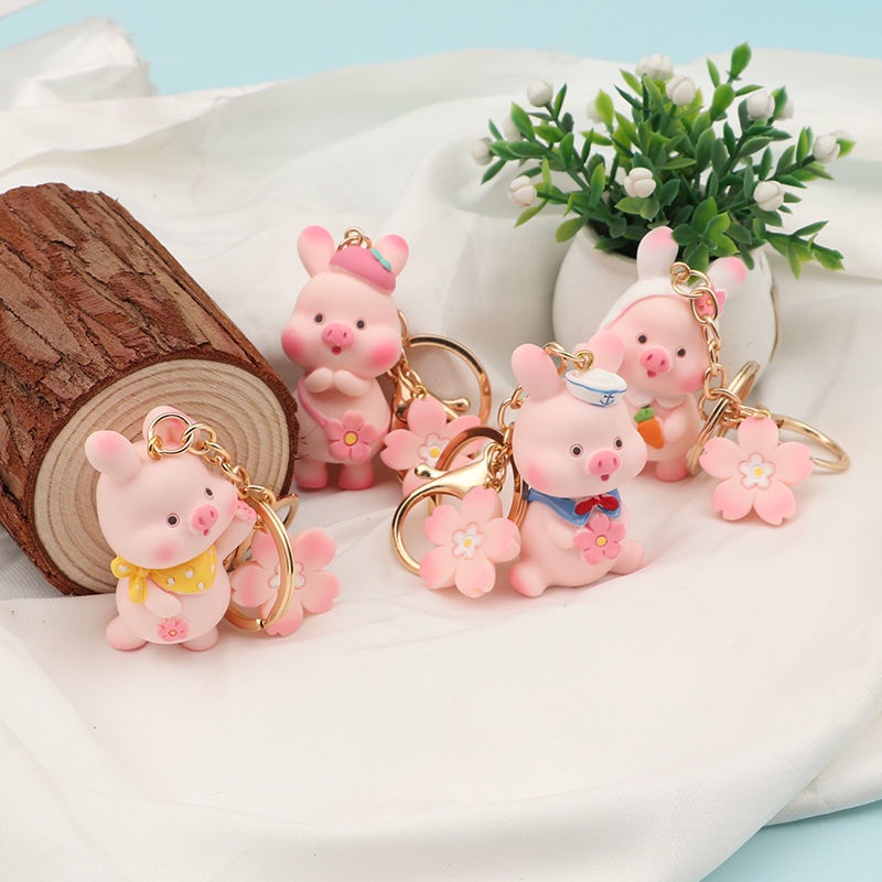 1 Móc Khóa Hình Heo Hồng Dễ Thương