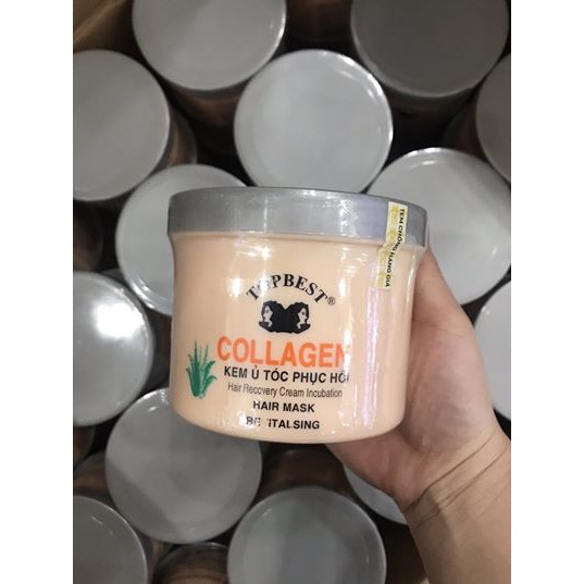 Kem ủ - hấp tóc phục hồi TopBest Collagen 500ml | BigBuy360 - bigbuy360.vn