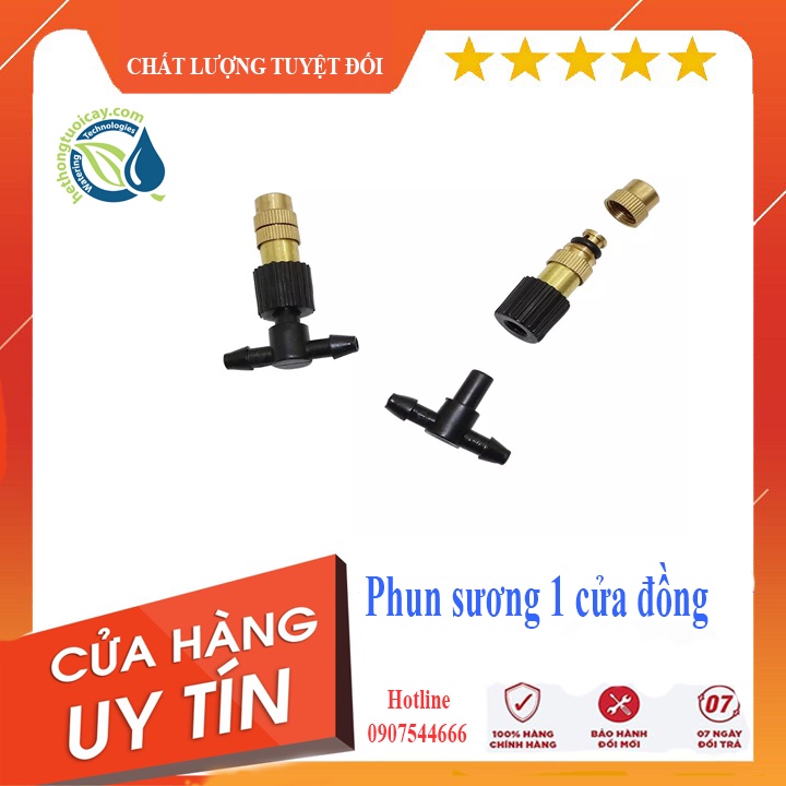 Béc đơn đồng T8 phun sương