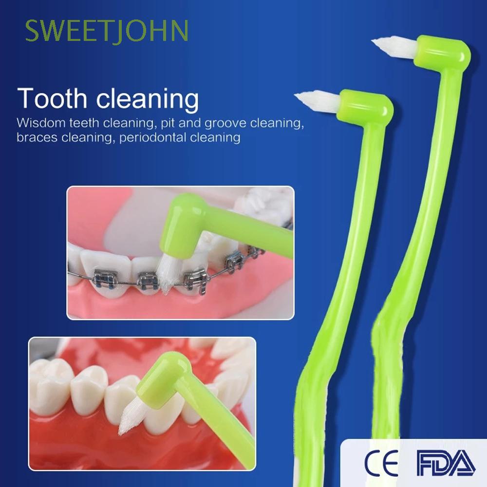 Hàng mới về Bàn chải mềm PP chải kẽ răng chính xác chăm sóc niềng răng thumbnail