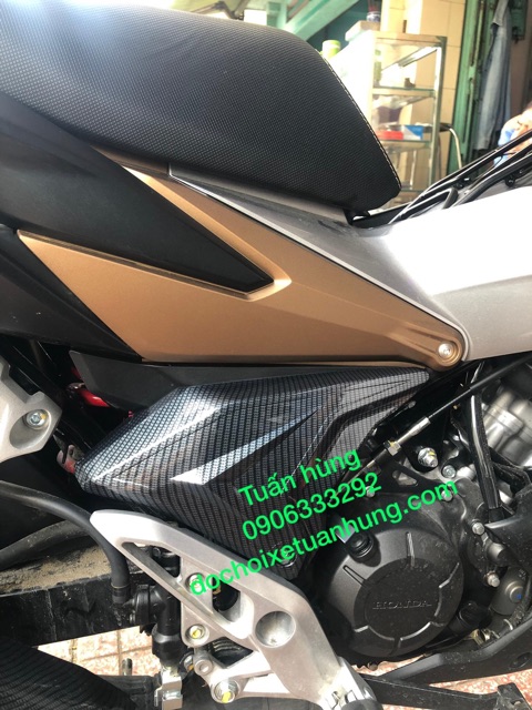 Ốp hông Winner X  sơn carbon - cánh gà win x carbon - đồ chơi xe win x