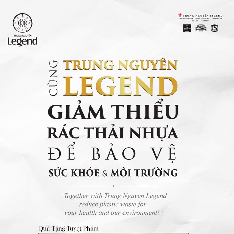 [ Trung Nguyên legend Official ] Túi Vải  Canvas Trung Nguyên Legend Siêu Tiện Dụng