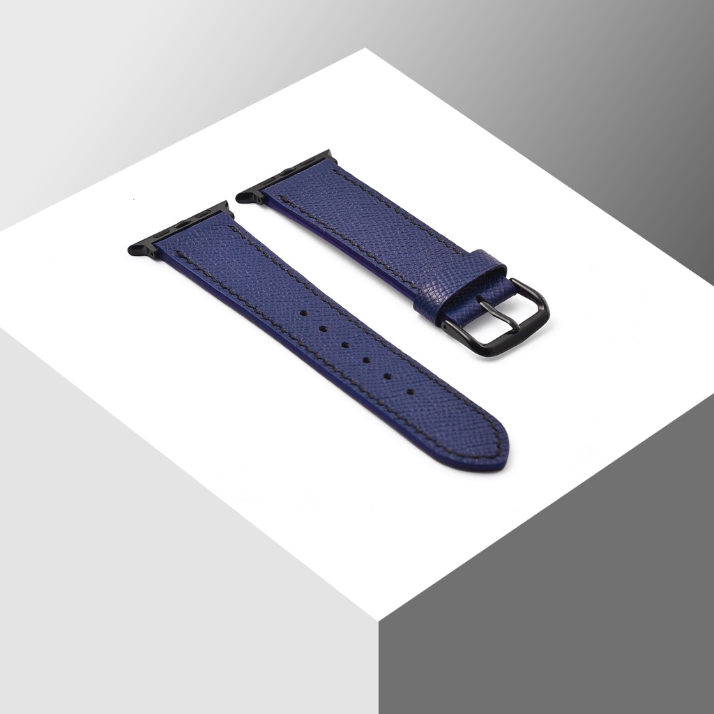 Dây Da Đồng Hồ Epsom khóa kim Dây Da Bò Thật Nhập Khẩu Dành Cho Apple Watch Samsung Hay Đồng Hồ Cơ