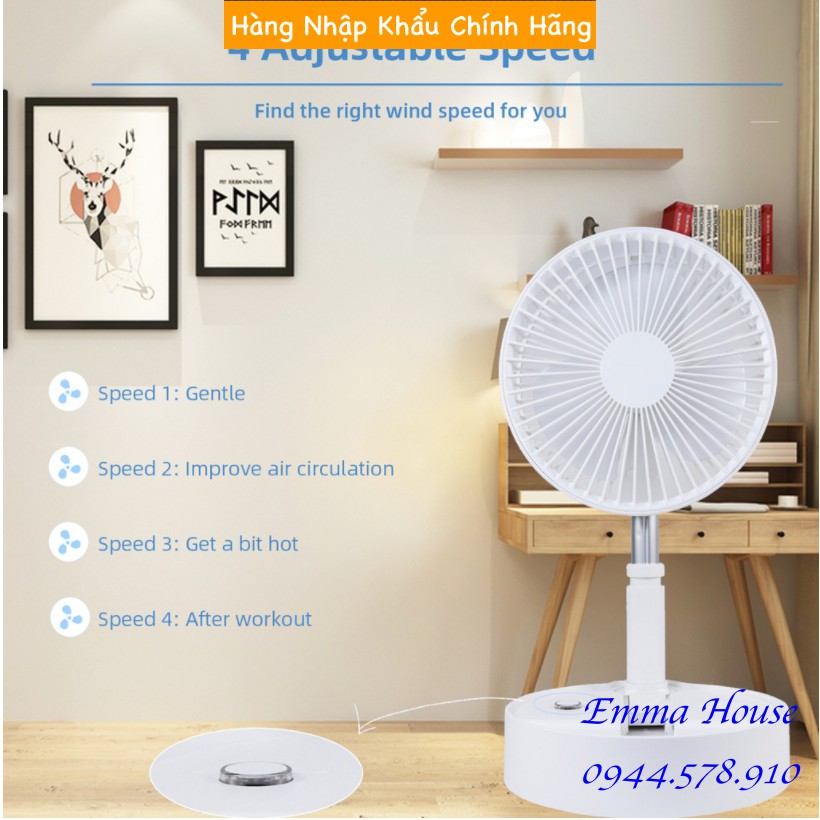 Quạt không dây tích hợp Remote kèm loa ZOLELE XIAOMI - Audio foldable fan ZOLELE XIAOMI - BH 03 tháng