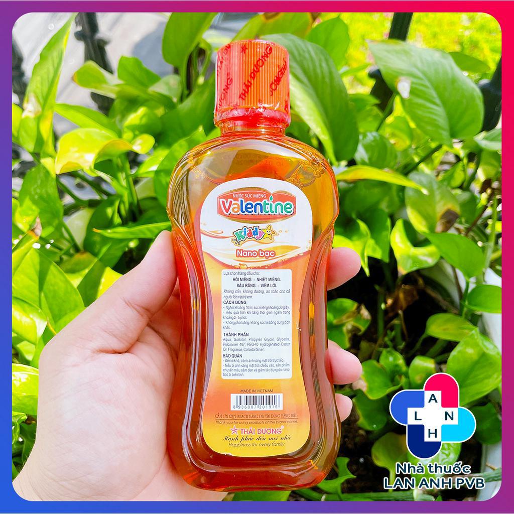 Nước súc miệng Valentine - Nước súc miệng nano bạc.