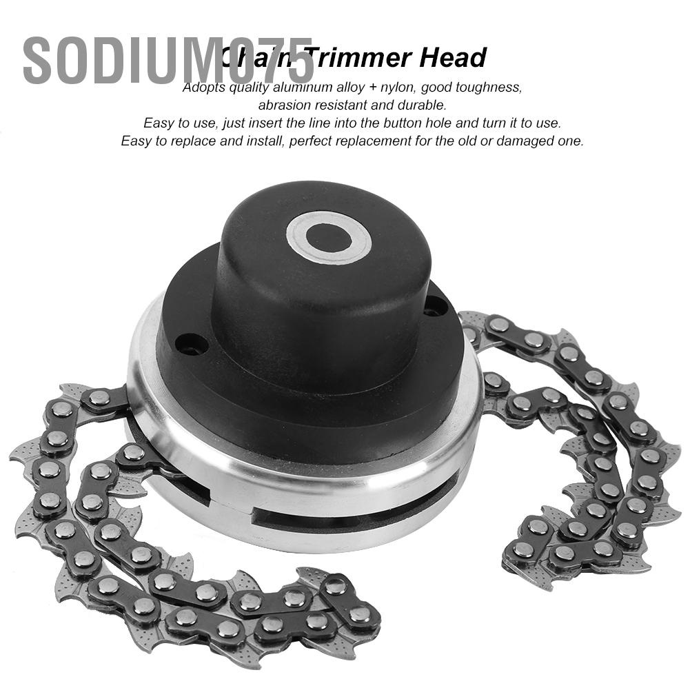 Sodium075 Universal Lawn Mower Chain Grass Trimmer Head Replacement for Garden Brush Cutter Spare Parts Tools