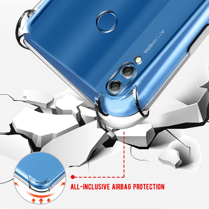 Ốp nhựa dẻo TPU siêu mỏng cho Huawei Nova 2i Mate10 Lite Mate 20 X Honor 8C/8X MAX Honor 6C Pro Y9 2019