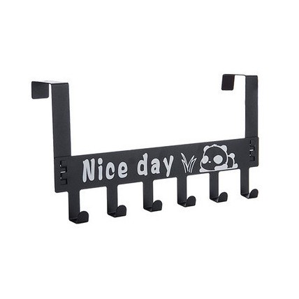 Móc Phía Sau Cửa Đa Năng, Bằng Thép Không Gỉ, Đa Năng, Tiện Lợi (Loại 6 móc) - K11