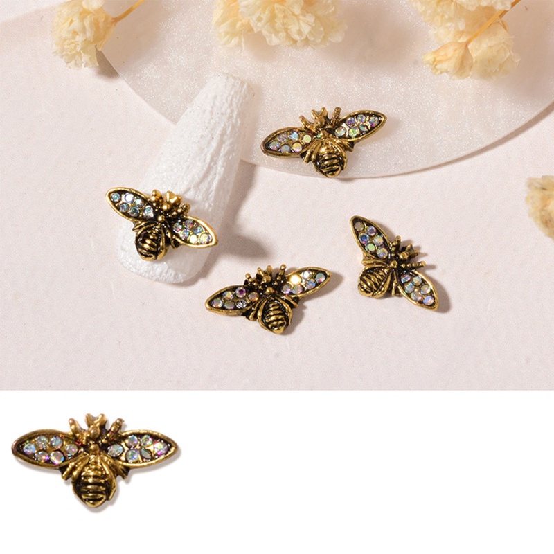 Set 5 Phụ Kiện Trang Trí Móng Tay 3d Phong Cách Gothic Charms