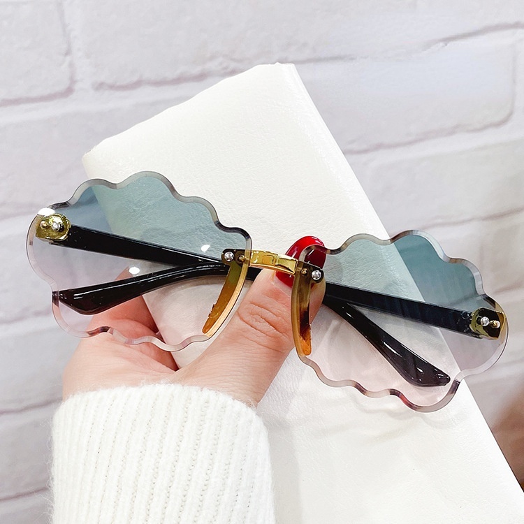 Kính Mát Gọng Đám Mây Màu Gradient Thời Trang Cho Bé