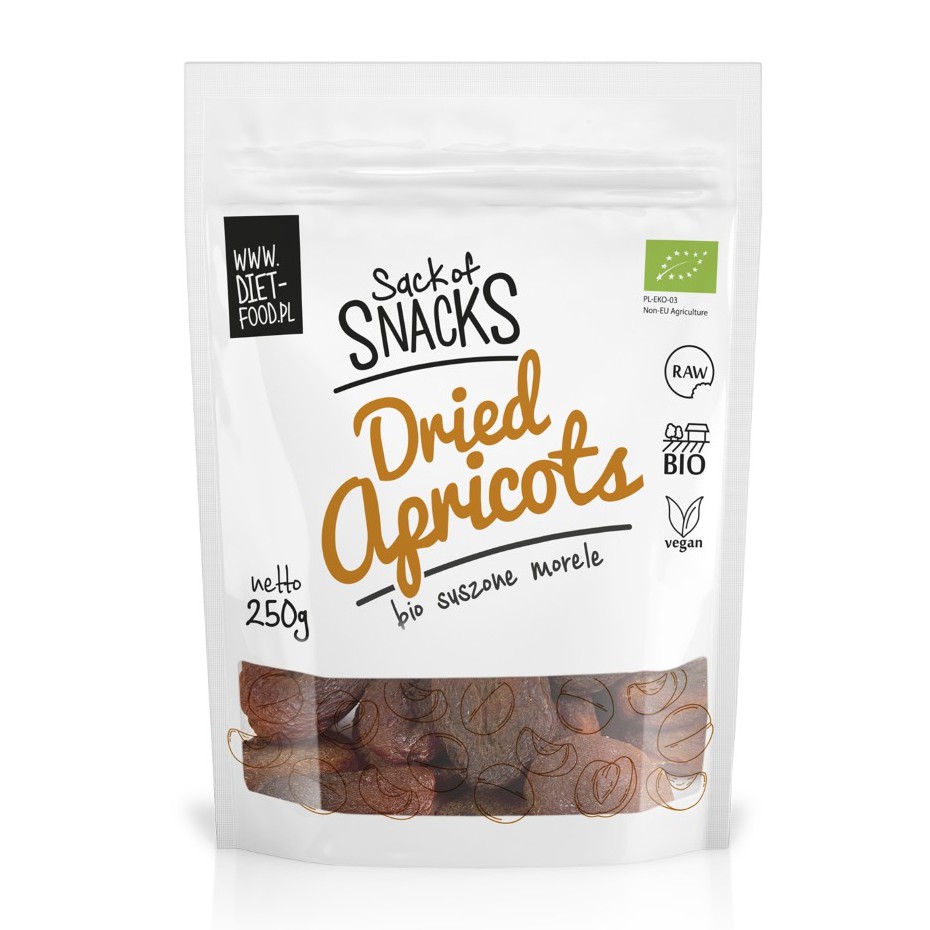 Nhân Hạt Mơ Đắng /Mơ Sấy Khô Hữu Cơ Sottolestelle 250g