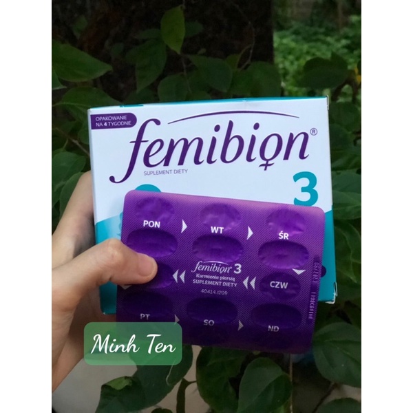 Vitamin bổ bầu cho mẹ sau sinh Femibion 3 28+28 viên