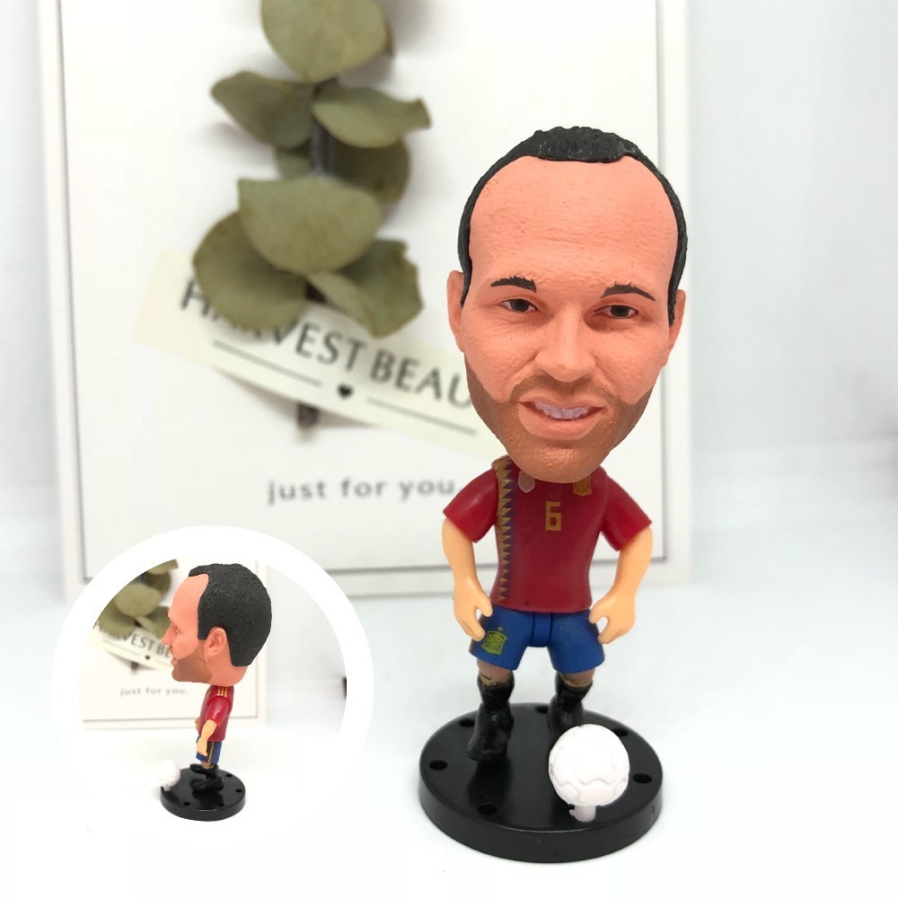 Tượng cầu thủ 6# Inesta (ESP) 2018