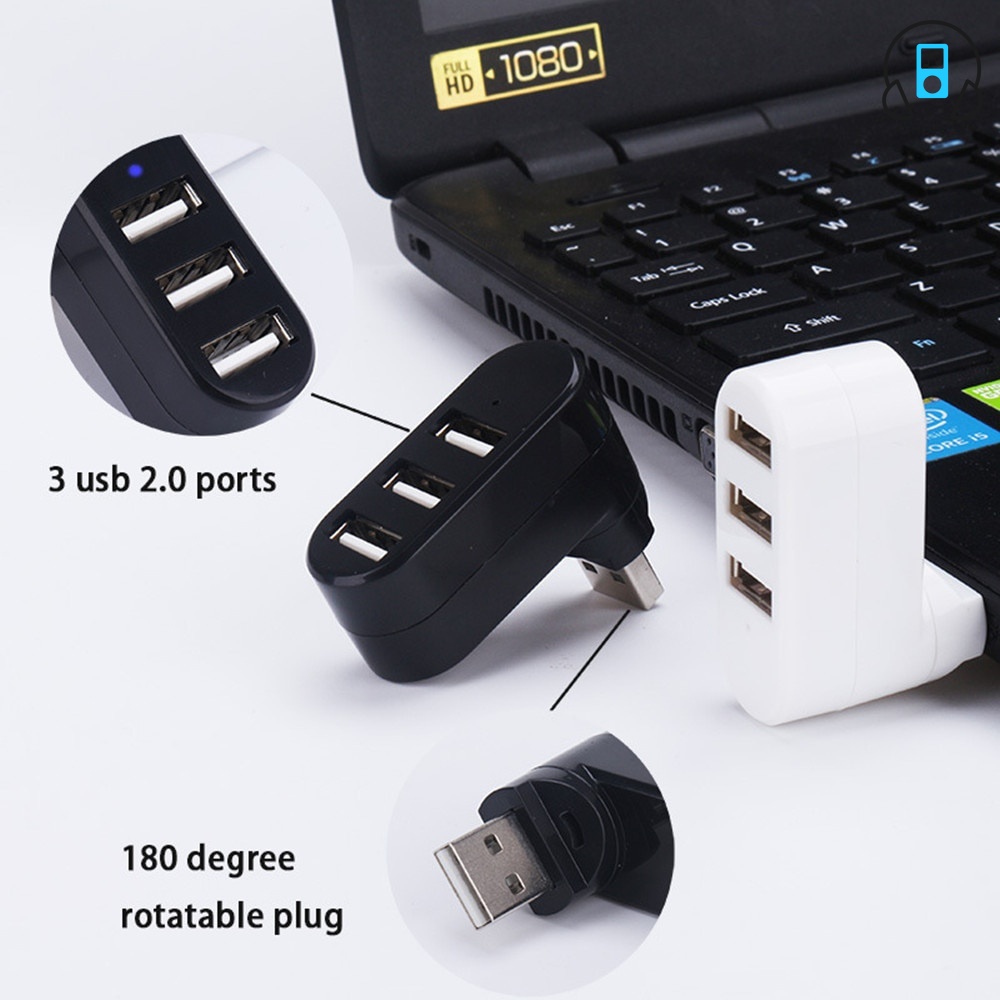 Bộ chia 3 cổng cắm usb 2.0 + 3.0 tốc độ cao