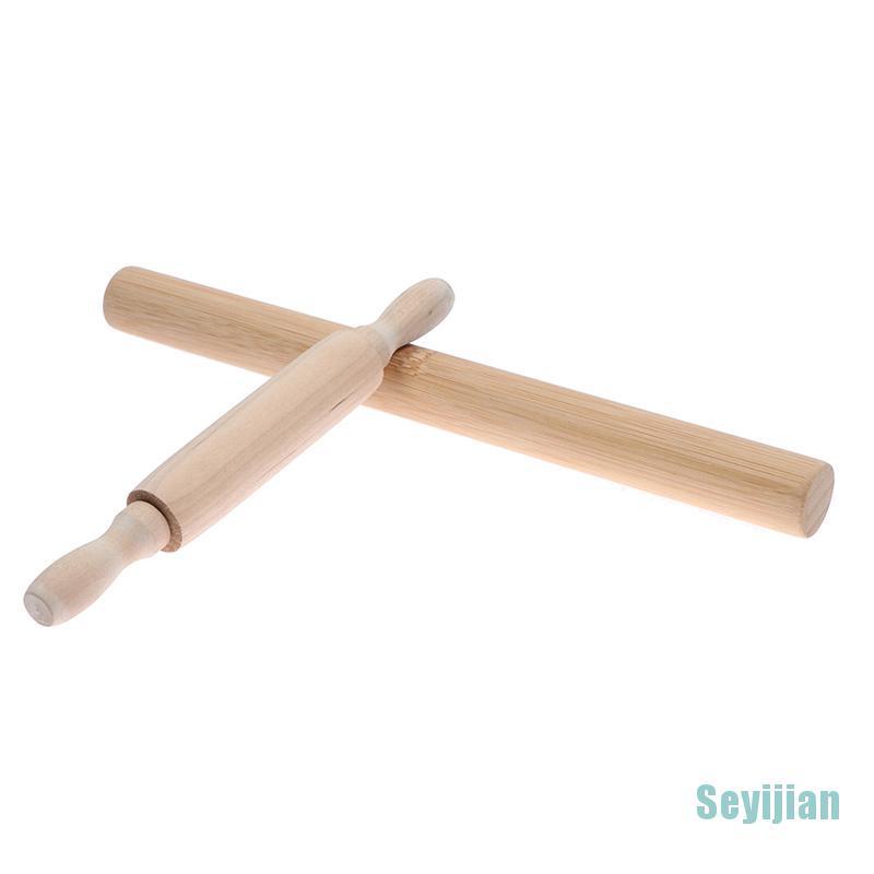 Cây Lăn Bột Làm Bánh Bằng Gỗ Chống Dính Tiện Dụng