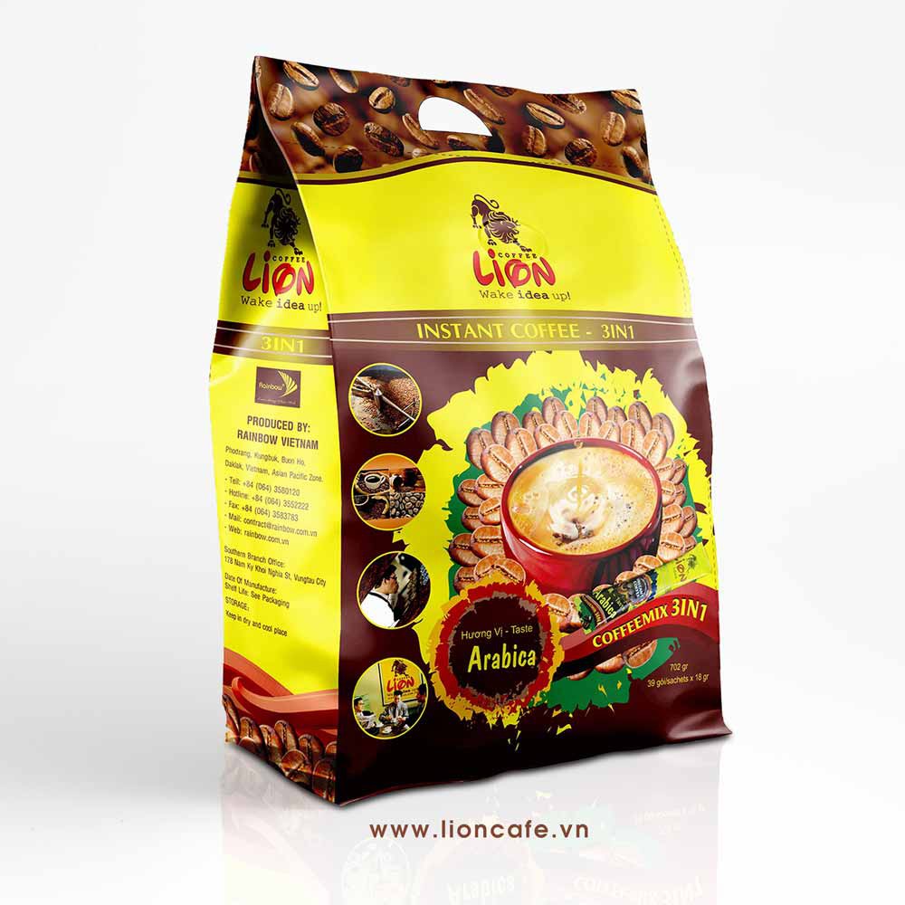 Cafe hoà tan Lion 3in1 18gr/que - 100% cà phê nguyên chất - TOP bán chạy - Thơm ngon đậm vị cafe | BigBuy360 - bigbuy360.vn