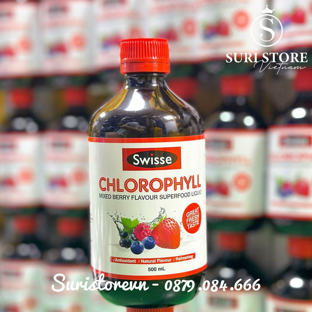 Nước diệp lục Swisse Chlorophyll Úc - Vị dâu - 500ml