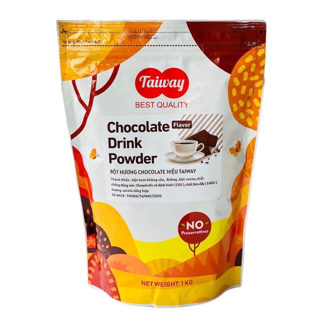 Bột chocolate hiệu Taiway Việt Nam 1kg (GIÁ KHO KỊCH SÀN)