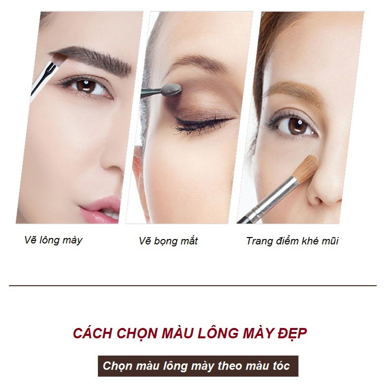 Bột tán chân mày HARZELN cao cấp - Kinakino [ hàng có tem mác full hộp của hãng ] | BigBuy360 - bigbuy360.vn