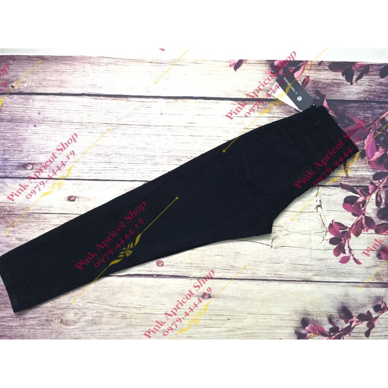 Quần vải jean bò baggy nam quần jean bò baggy đen nam phong cách Hàn Quốc Pink Apricot Shop | BigBuy360 - bigbuy360.vn