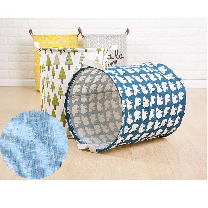 Túi dđựng quần áo giặt &amp; quần áo bẩn bằng vải lanh