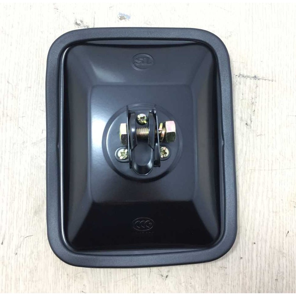 Gương chiếu hậu xe tải nhỏ, xe máy cày độ, Hyundai, Daewoo. Mã số SL738 tai kẹp chính giữa, hình chữ nhật L225*b180