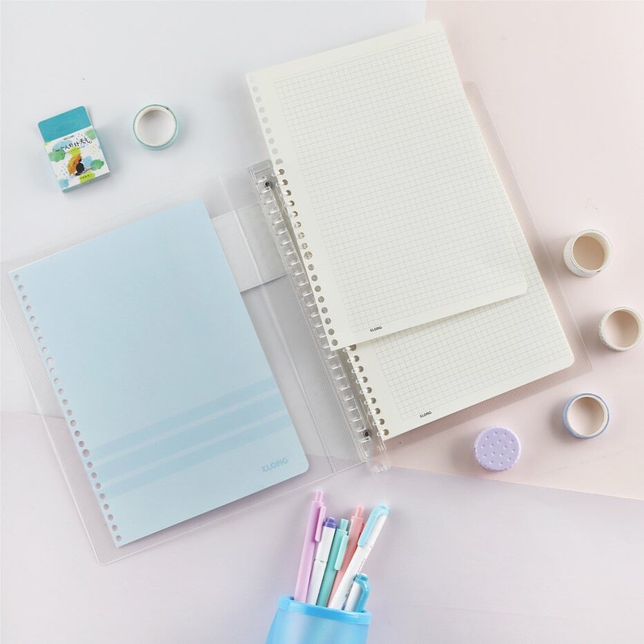 Sổ Klong Caro còng nhựa B5 giấy dày viết thư pháp