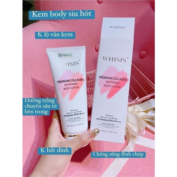 Kem Body Whisis Hàn Quốc ( make up, dưỡng trắng )