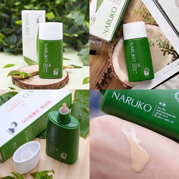 Kem Chống Nắng Tràm Trà Naruko Tea Tree Anti – Acne Sunscreen SPF50 PA+++