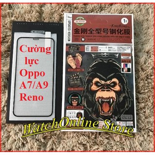 Kính Cường Lực KINGKONG WK Full Màn cho Oppo A7 / F9 / F11 / A9 2020 / Reno