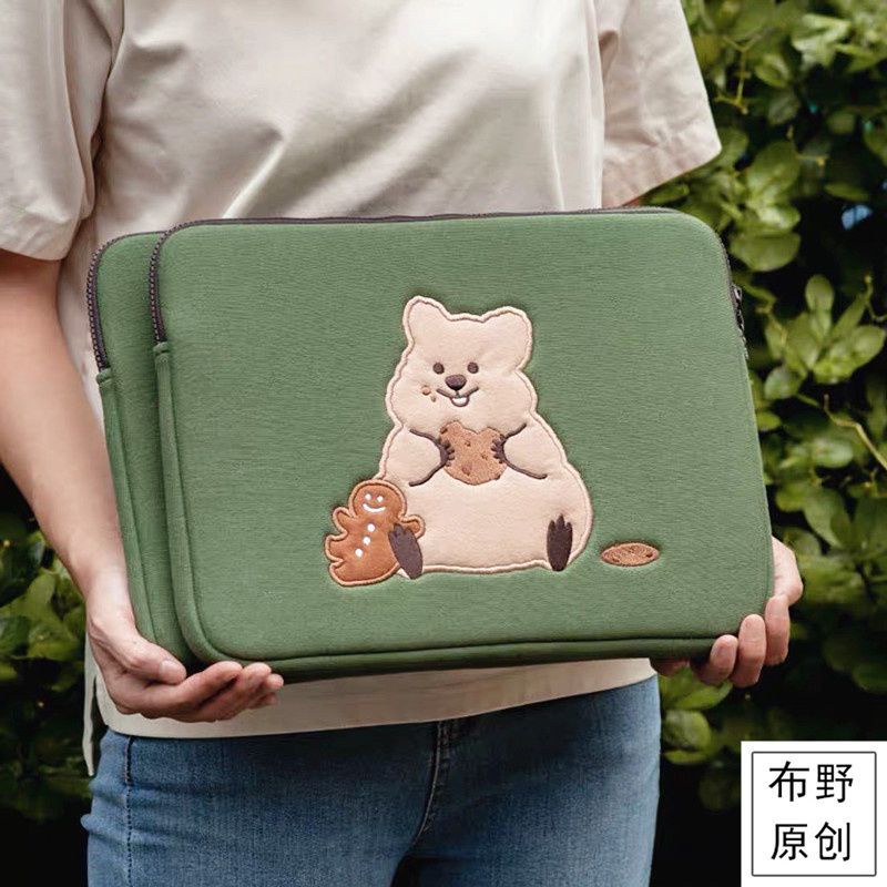 Túi Đựng Laptop / Máy Tính Bảng 14-inch 11-inch 15-inch Họa Tiết Cherry Kangaroo Dễ Thương