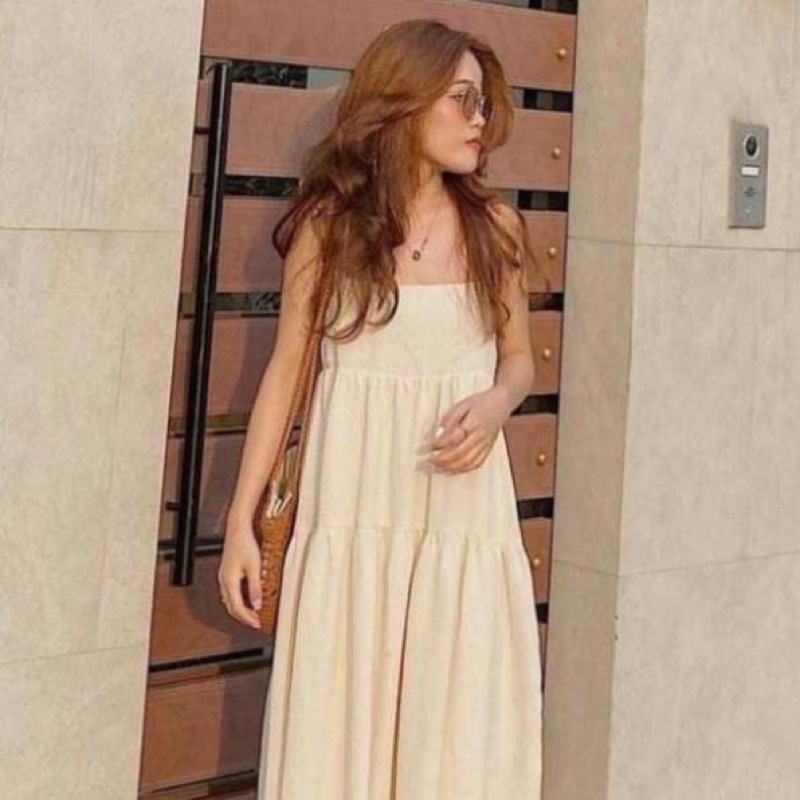 ĐẦM 2 DÂY MAXI 3TẦNG DỄ THƯƠNG- ĐẦM 2DÂY ĐI BIỂN 2023
