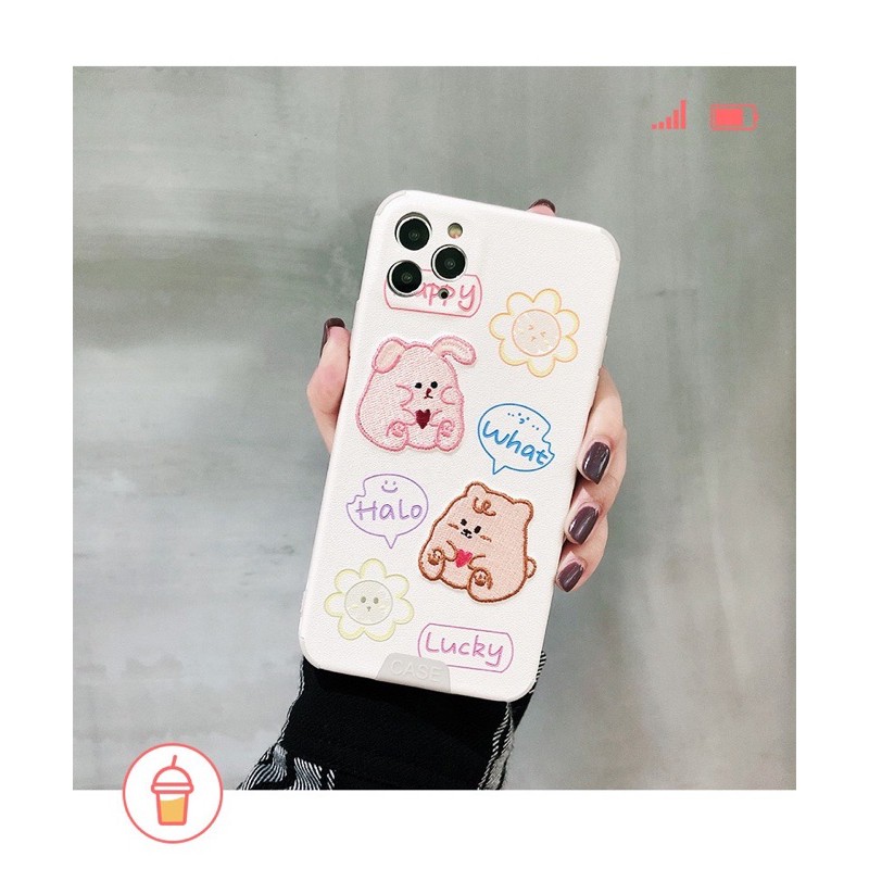 Ốp hình con heo thêu chỉ