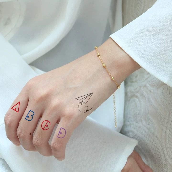 Hình Xăm Dán Tạm Thời Hình Hoa Anh Đào Chống Thấm Nước Phong Cách Cổ Điển