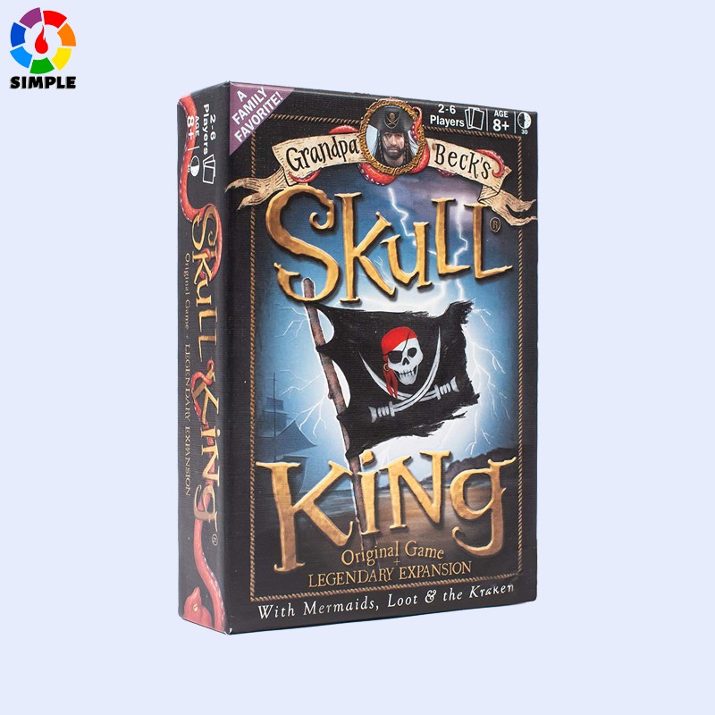 Skull King - The Ultimate Pirate Trick Taking Game Bộ Trò Chơi Hải Tặc Cho Bé 2-6 Người 8 +