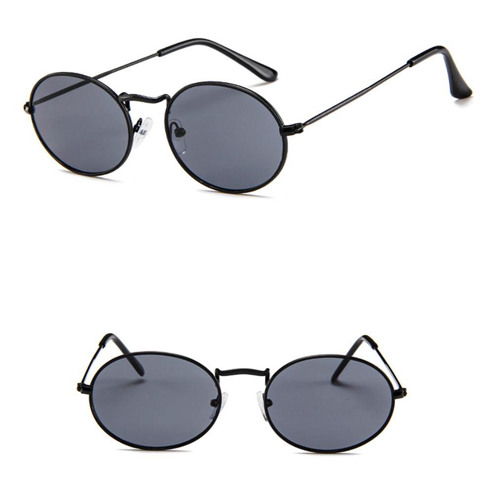 Kính Mát Gọng Tròn Chống Bức Xạ Phong Cách Hàn Quốc Dành Cho Nam Nữ