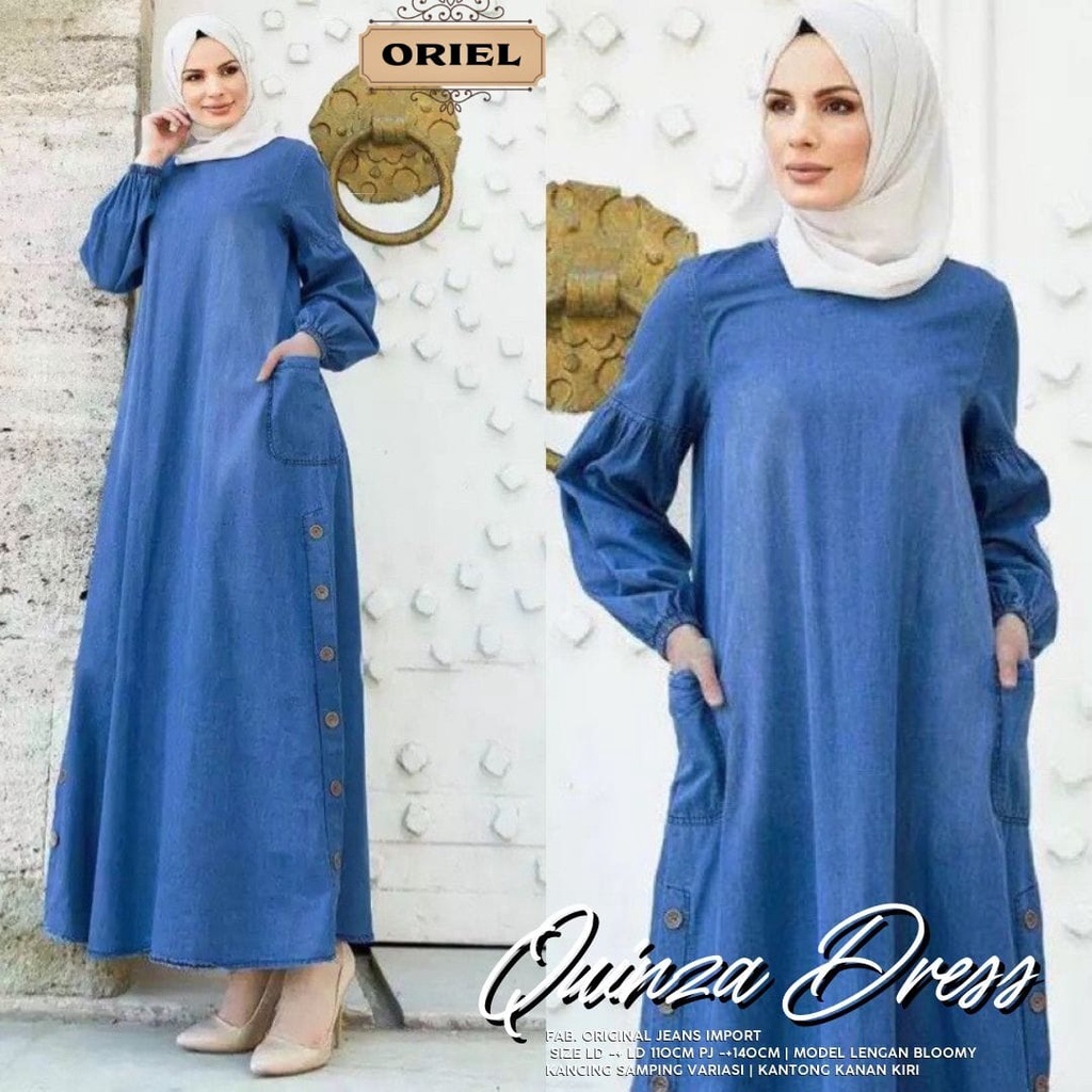 Váy Quinza Của Orel / MAXI Váy Jean Nhập Khẩu