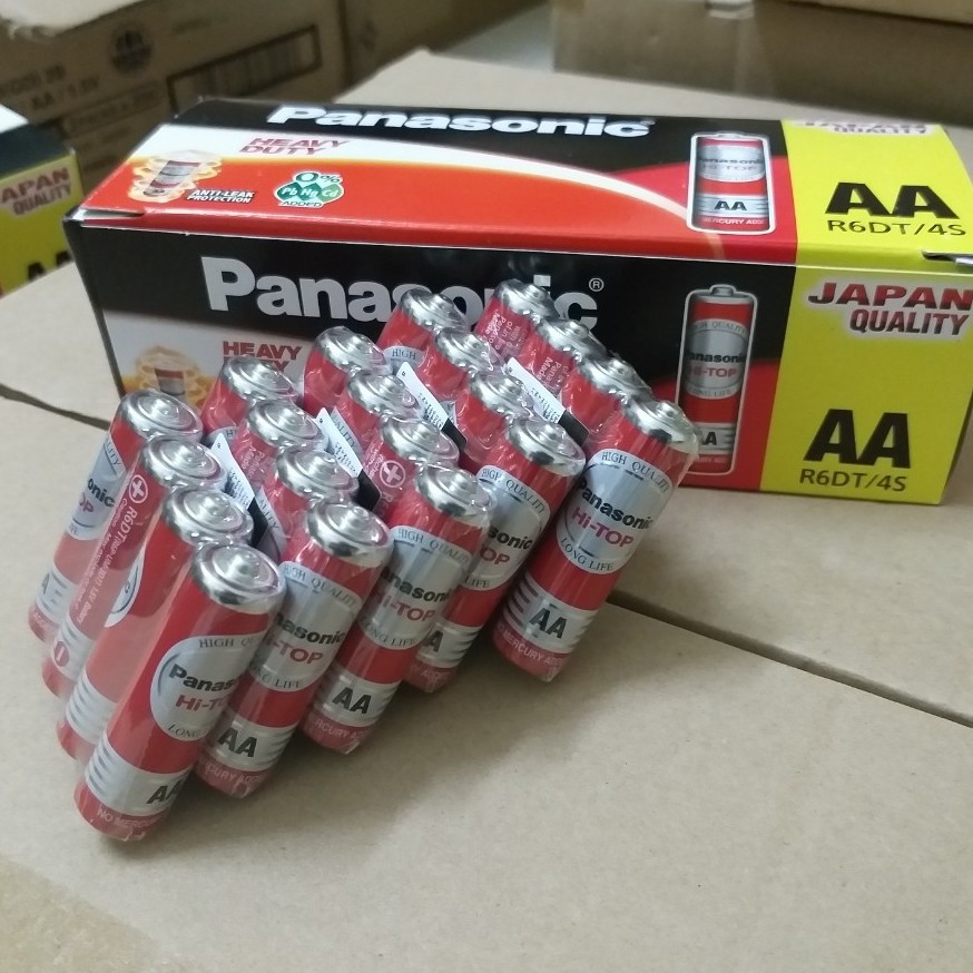 [60 viên ]  PIN AA PANASONIC 1.5V , PIN TIỂU ĐỎ