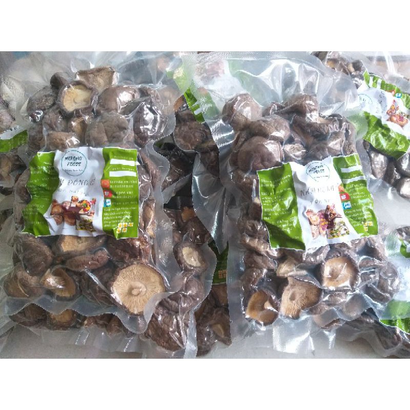 Nấm Đông Cô khô nâu chay, kho, các món xào gói 100gr