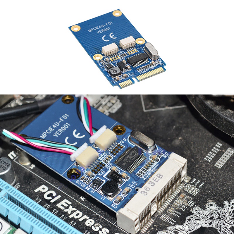 Mini PCI-E to Dual-Port USB2.0 Adapter Card with MINI PCIE Interface | BigBuy360 - bigbuy360.vn