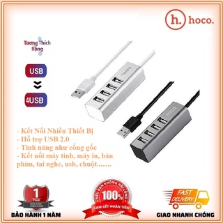 Hub Usb 💎Chính Hãng💎 Bộ Hub 4 cổng USB Hoco HB1 Chính Hãng - Bảo hành 12 tháng