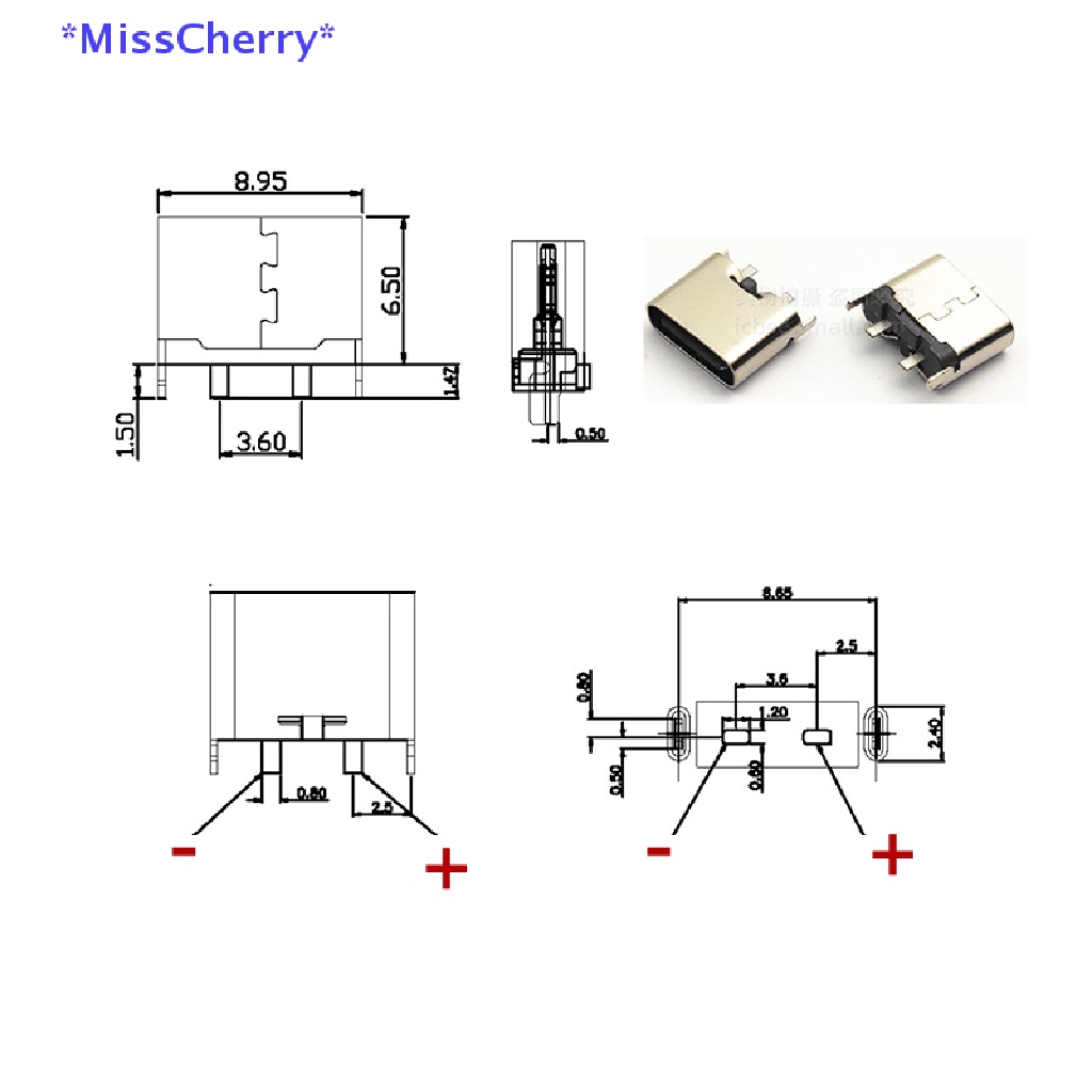 Ổ Cắm Sạc USB Loại C 2 Chấu Có Dây silicone Cho Đèn LED Cổng Sạc TYPE C Mới